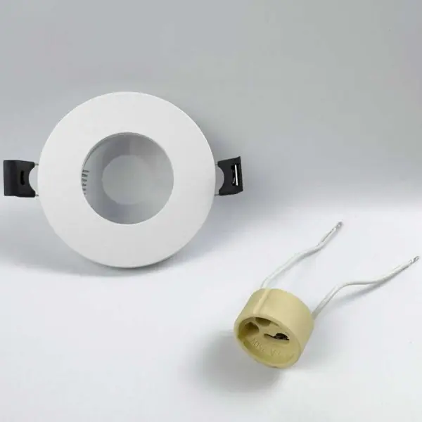 Светильник точечный Violux NAPOLI-R GU10 IP44 белый ( 130007 ) - фото №1