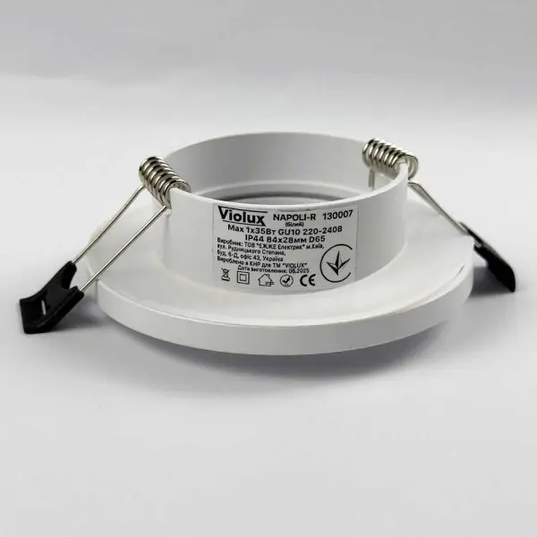 Светильник точечный Violux NAPOLI-R GU10 IP44 белый ( 130007 ) - фото №3