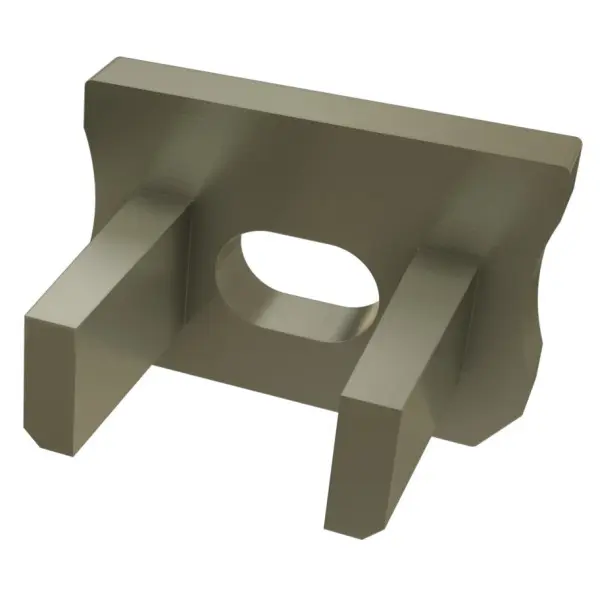 Заглушка Lumines для типа X с отверстием сталь - фото №2