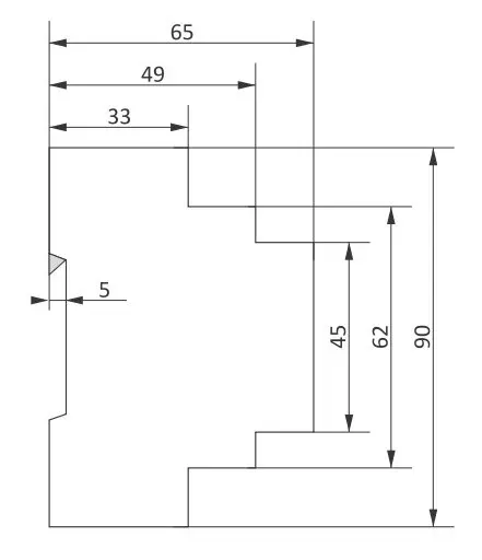 Ограничитель мощности F&F OM-630 3х(50-450)В 2х8А/5-50кВт - фото №3 Ограничитель мощности F&F OM-630 3х(50-450)В 2х8А/5-50кВт - фото №3