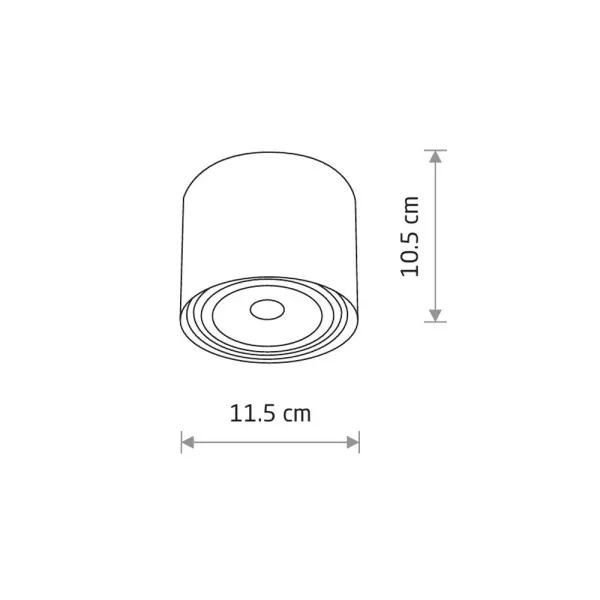 Точечный светильник Nowodvorski 9486 Bit GU10, ES111 1x15W IP20 графитовый - фото №1 Точечный светильник Nowodvorski 9486 Bit GU10, ES111 1x15W IP20 графитовый - фото №1