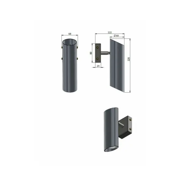 Бра, настінний світильник Pikart 32650-2 GU10 1x60W IP20 - фото №3