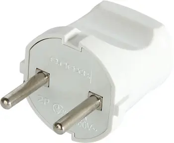 Електрична вилка E.Next e.plug.001.10 10А без заземлення біла (s9100001) Електрична вилка E.Next e.plug.001.10 10А без заземлення біла (s9100001)