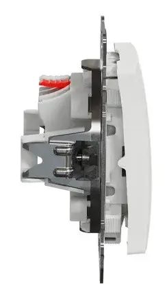 Переключатель Schneider Electric Sedna Design & Elements с подсветкой белый SDD111106L - фото №2
