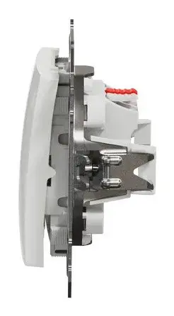 Переключатель Schneider Electric Sedna Design & Elements с подсветкой белый SDD111106L - фото №3