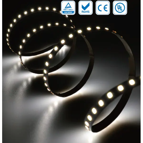 LED стрічка RISHANG 60-2835-12V-IP33 12W 970Lm 6000K 5м (RD0060TA-A-W) - фото №1