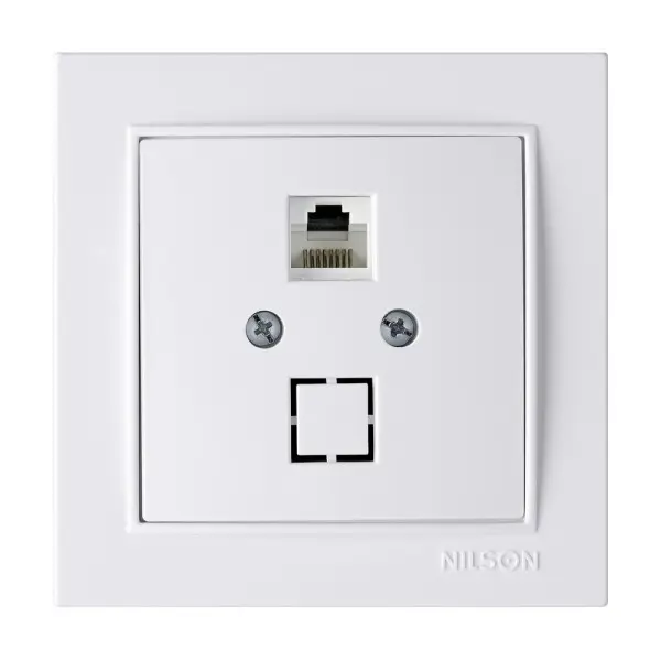 Розетка Nilson Thor белая компьютерная CAT5e RJ45 ( 27111044 )