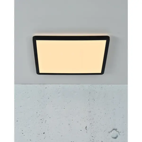 Потолочный светильник Nordlux 2015066103 Oja LED 1x14.5W 3000K-4000K 1600Lm IP54 черный - фото №3