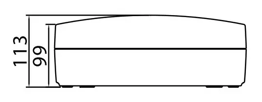 Щит настінний 24 мод. з дверцятами RAL9001 Ram Base, DKC - фото №2