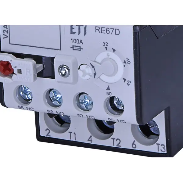 Теплове реле ETI 004643416 RE 67.1D-50 (32-50A) CEM32...40 - фото №2 Теплове реле ETI 004643416 RE 67.1D-50 (32-50A) CEM32...40 - фото №2