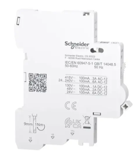 Дополнительный контакт Schneider Electric Acti9 iOF від 100мА до 6А C60/C120 - фото №2 Дополнительный контакт Schneider Electric Acti9 iOF від 100мА до 6А C60/C120 - фото №2