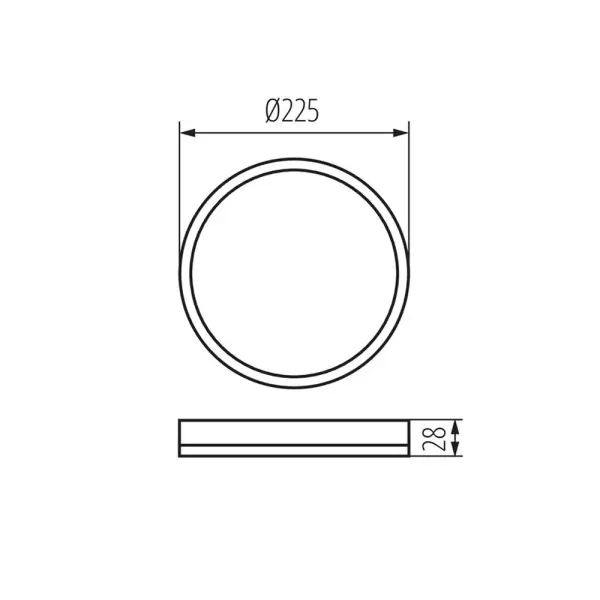 Світильник стельовий Kanlux 31501 AZPO LED 1x11.8W 4000K 1260Lm IP54 чорний - фото №3
