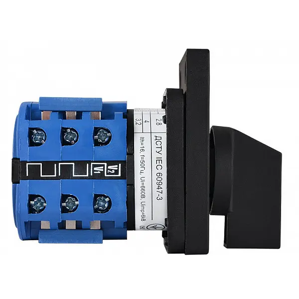 Пакетный переключатель Аско-Укрем ПКП SBI измерение напряжения16А/3.88 (A0110010047) - фото №1