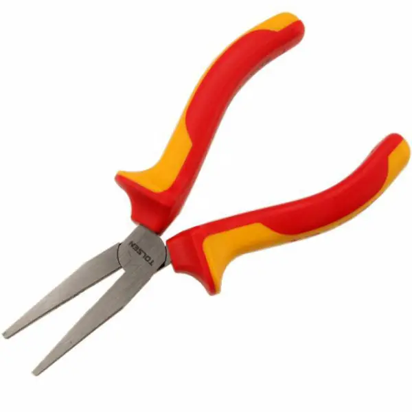 Прямые диэлектрические плоскогубцы Tolsen V16046 Premium VDE 160мм - фото №1 Прямые диэлектрические плоскогубцы Tolsen V16046 Premium VDE 160мм - фото №1