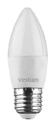 Лампа LED Vestum C37 6Вт 3000K E27 Лампа LED Vestum C37 6Вт 3000K E27