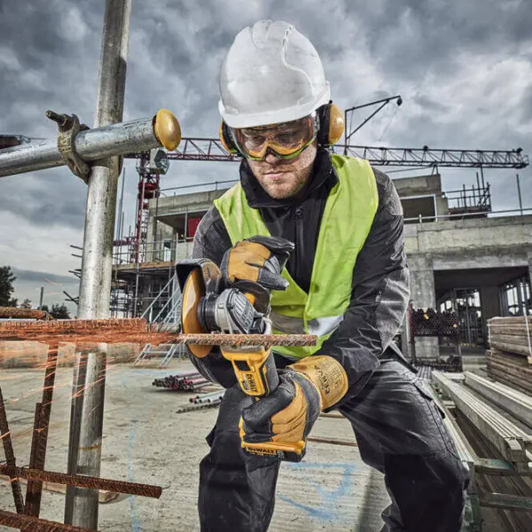 Кутова акумуляторна безщіткова шліфмашина DeWALT DCG405P3 XR Li-lon 18В Ø125мм 9000об/хв - фото №2