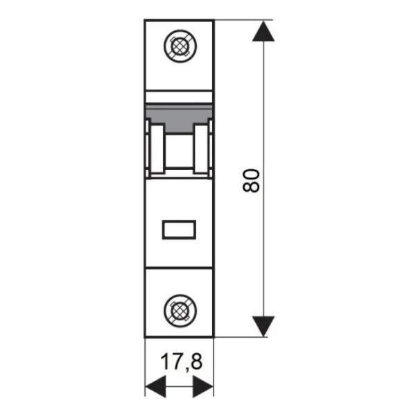 Автоматический выключатель Schrack BM617110 6кА 10А 1P х-ка C - фото №6