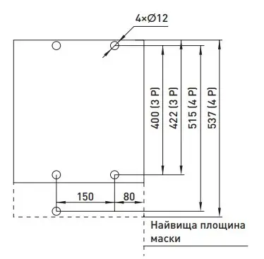 Воздушный автоматический выключатель E.Next e.industrial.acb.3200F.3200 400В 3Р с мотор-приводом и РН (i081117) - фото №4