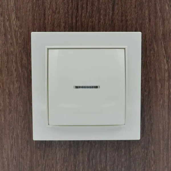 Выключатель Nilson Thor кремовый 1кл с подсветкой ( 27121002 ) - фото №4