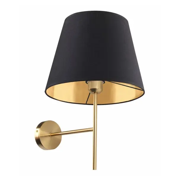 Бра, настінний світильник Goldlux 325839 Elena E27 1x20W IP20 чорний