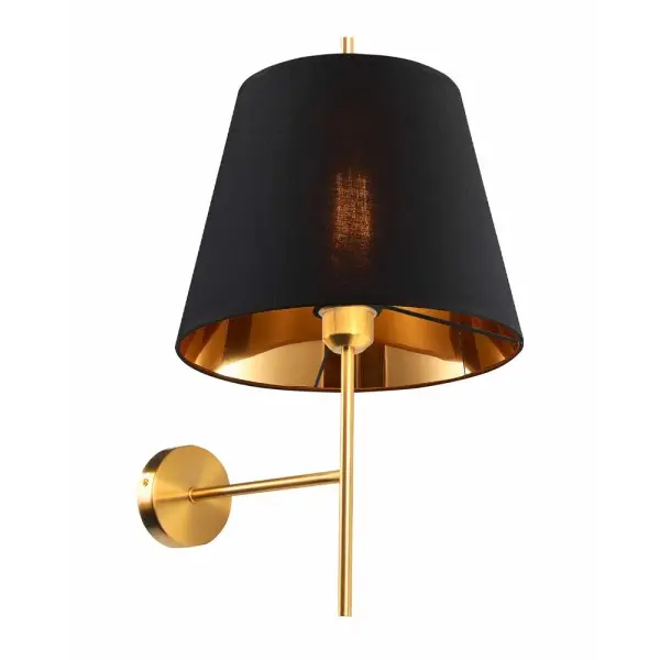 Бра, настінний світильник Goldlux 325839 Elena E27 1x20W IP20 чорний - фото №2