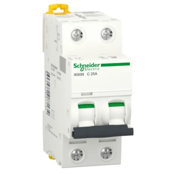 Автоматический выключатель Schneider Electric A9K24225 iK60 2P 25A C Автоматический выключатель Schneider Electric A9K24225 iK60 2P 25A C