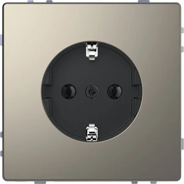Розетка з з/к Schneider Electric D-Life MTN2301-6050 нікель Розетка з з/к Schneider Electric D-Life MTN2301-6050 нікель