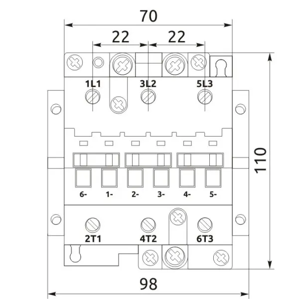Магнітний пускач Promfactor FC-4/63А 1NO+1NC AC24В (FC40063024) - фото №2 Магнітний пускач Promfactor FC-4/63А 1NO+1NC AC24В (FC40063024) - фото №2