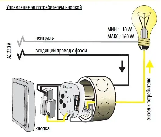 Многофункциональное реле таблетка ETI 002470004 SMR-T (в монтажную коробку) - фото №5 Многофункциональное реле таблетка ETI 002470004 SMR-T (в монтажную коробку) - фото №5
