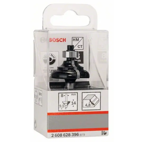 Профильная фреза Bosch C Std S8/R4,8/B9,5/L14 - фото №1