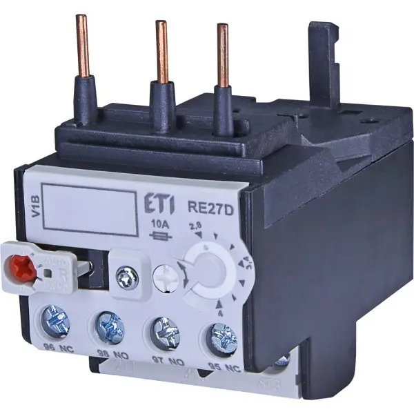 Тепловое реле ETI 004642406 RE 27D-4.0 (2.8-4A) для CEM9...CEM25 Тепловое реле ETI 004642406 RE 27D-4.0 (2.8-4A) для CEM9...CEM25