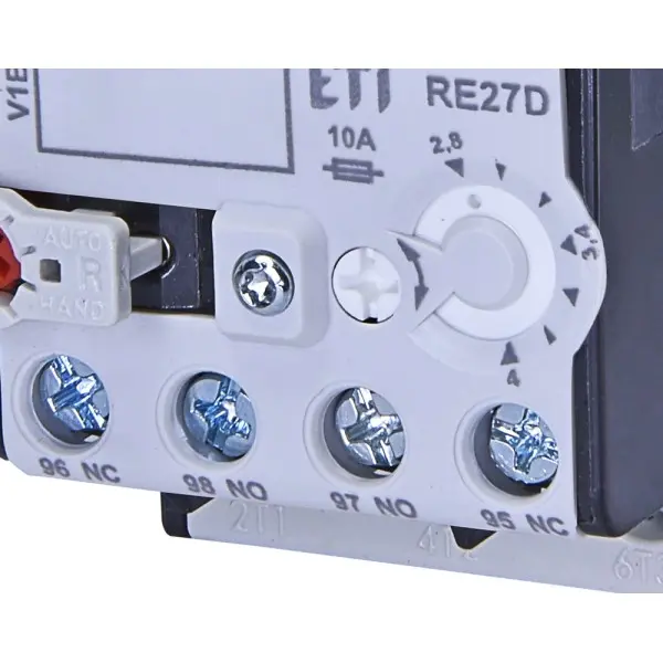Тепловое реле ETI 004642406 RE 27D-4.0 (2.8-4A) для CEM9...CEM25 - фото №2 Тепловое реле ETI 004642406 RE 27D-4.0 (2.8-4A) для CEM9...CEM25 - фото №2