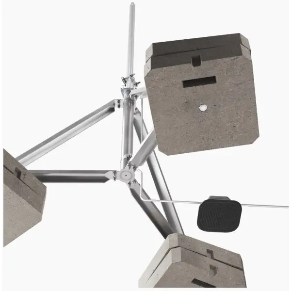 Молниеприемник с трехногой Leo Lightman 5м Al/Ni (408506) - фото №1