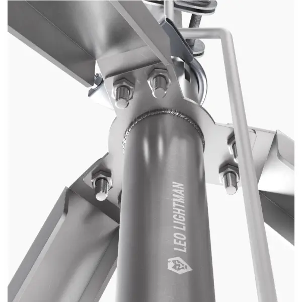 Молниеприемник с трехногой Leo Lightman 5м Al/Ni (408506) - фото №7