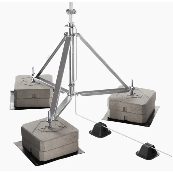 Молниеприемник с трехногой Leo Lightman 5м Al/Ni (408506) - фото №8