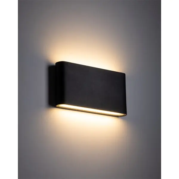 Вуличний світильник TK Lighting 18185 Arwena M LED 2x6W 3000K 680Lm IP54 чорний - фото №1