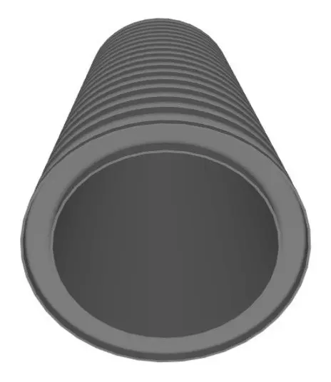 Гофрированная труба Kopos Kopoflex KF 09063 63 черного цвета - фото №3