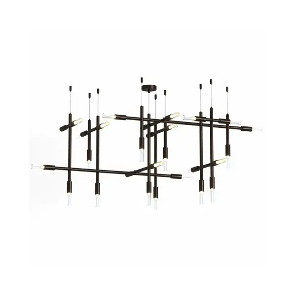Люстра Pikart 30674-4 G9 28x60W IP20 Сіра