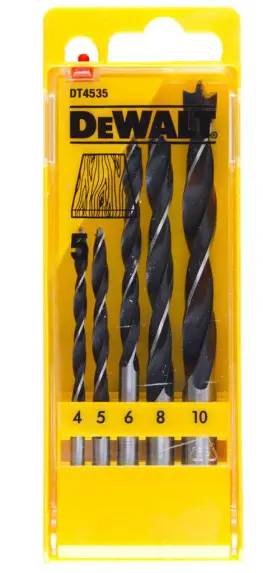 Набір свердел по дереву DeWALT DT4535