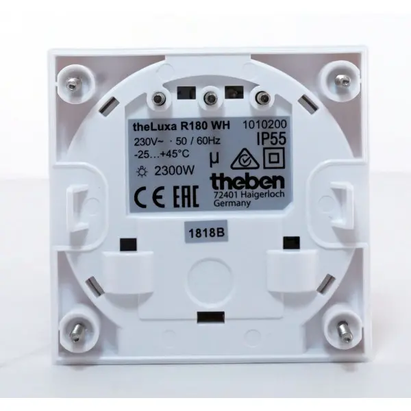Датчик движения Theben the LUXA R180 WH - фото №8 Датчик движения Theben the LUXA R180 WH - фото №8
