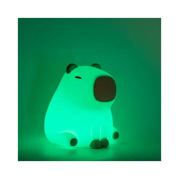Нічник Капібара, настільна лампа з акумулятором Goldlux 329004 Kapibara Led 1x1W 3000K+RGB IP20 - фото №1 Нічник Капібара, настільна лампа з акумулятором Goldlux 329004 Kapibara Led 1x1W 3000K+RGB IP20 - фото №1