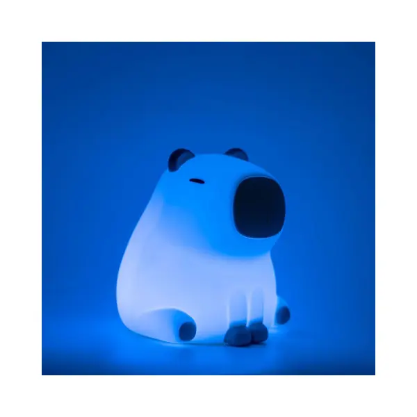 Нічник Капібара, настільна лампа з акумулятором Goldlux 329004 Kapibara Led 1x1W 3000K+RGB IP20 - фото №2 Нічник Капібара, настільна лампа з акумулятором Goldlux 329004 Kapibara Led 1x1W 3000K+RGB IP20 - фото №2