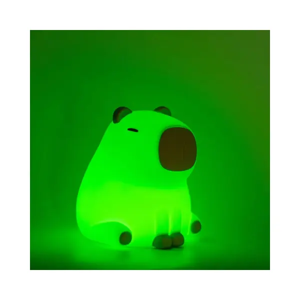 Нічник Капібара, настільна лампа з акумулятором Goldlux 329004 Kapibara Led 1x1W 3000K+RGB IP20 - фото №3 Нічник Капібара, настільна лампа з акумулятором Goldlux 329004 Kapibara Led 1x1W 3000K+RGB IP20 - фото №3
