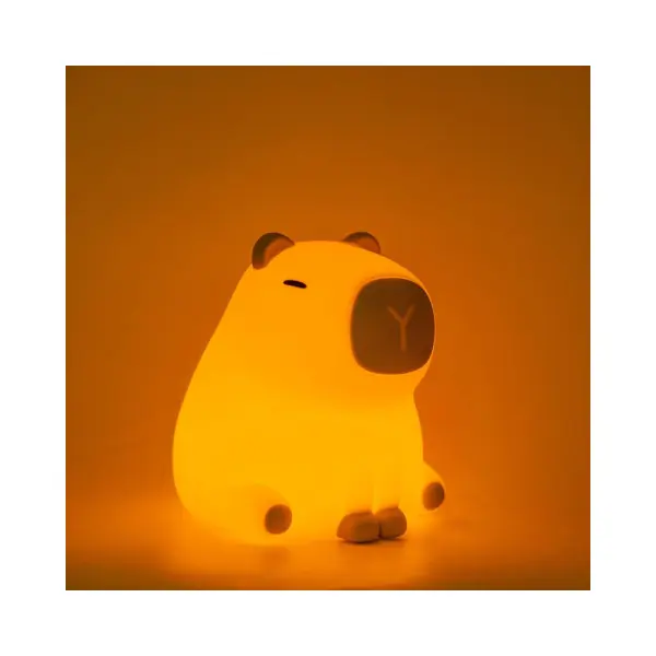 Нічник Капібара, настільна лампа з акумулятором Goldlux 329004 Kapibara Led 1x1W 3000K+RGB IP20 - фото №4 Нічник Капібара, настільна лампа з акумулятором Goldlux 329004 Kapibara Led 1x1W 3000K+RGB IP20 - фото №4