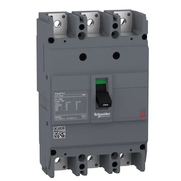 Автоматичний вимикач Schneider Electric EASYPACT EZC250N 3P3T 25кА 175A