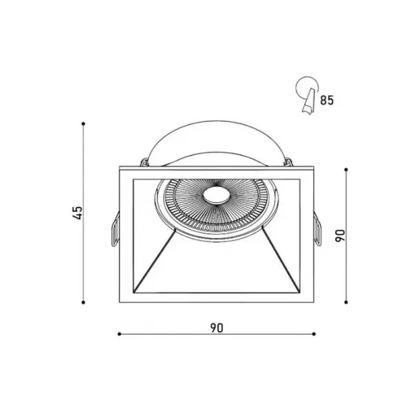 Точечный светильник Kloodi KD-1129-F GU10 1x10W IP20 Bl - фото №2 Точечный светильник Kloodi KD-1129-F GU10 1x10W IP20 Bl - фото №2