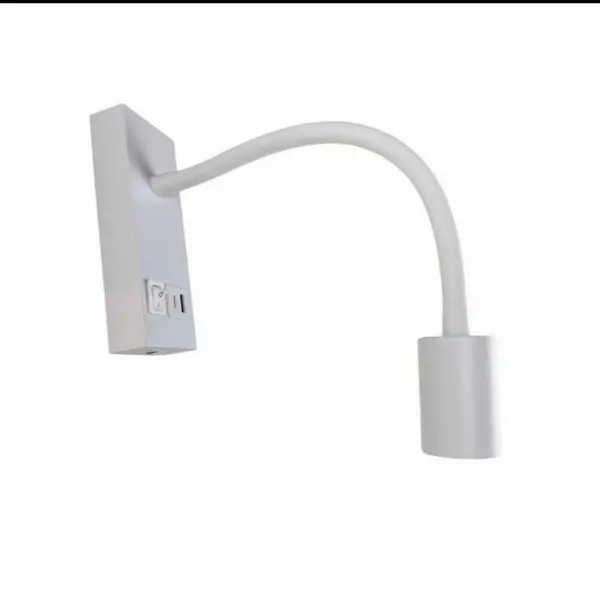 Світильник настінний Violux SNAKE USB+Type-C 5W 4200K 250Lm IP20 білий ( 552002 ) - фото №2 Світильник настінний Violux SNAKE USB+Type-C 5W 4200K 250Lm IP20 білий ( 552002 ) - фото №2