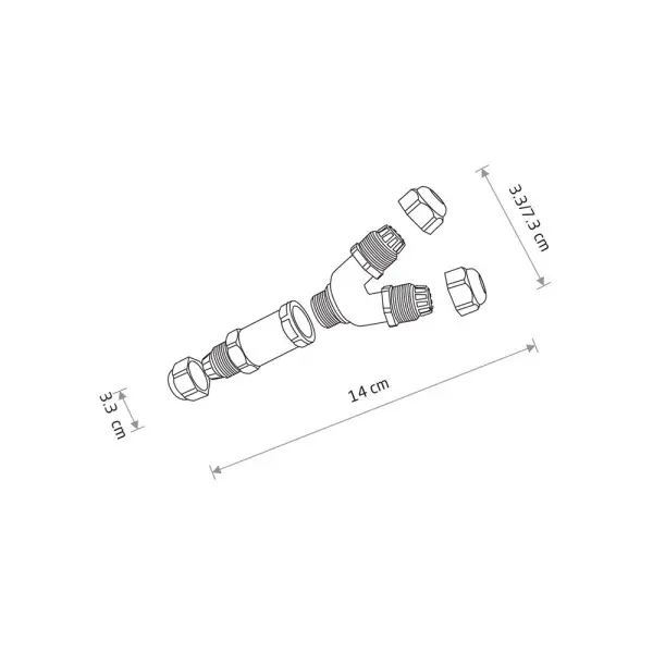 Соединитель Nowodvorski 8846 Waterproof Connector IP68 черный - фото №1 Соединитель Nowodvorski 8846 Waterproof Connector IP68 черный - фото №1