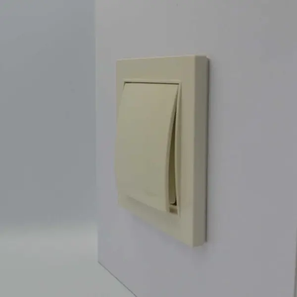 Выключатель Nilson Thor кремовый 1кл ( 27121001 ) - фото №2