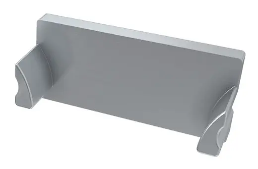 Заглушка Lumines для типа TERRA без отверстия серебро - фото №1